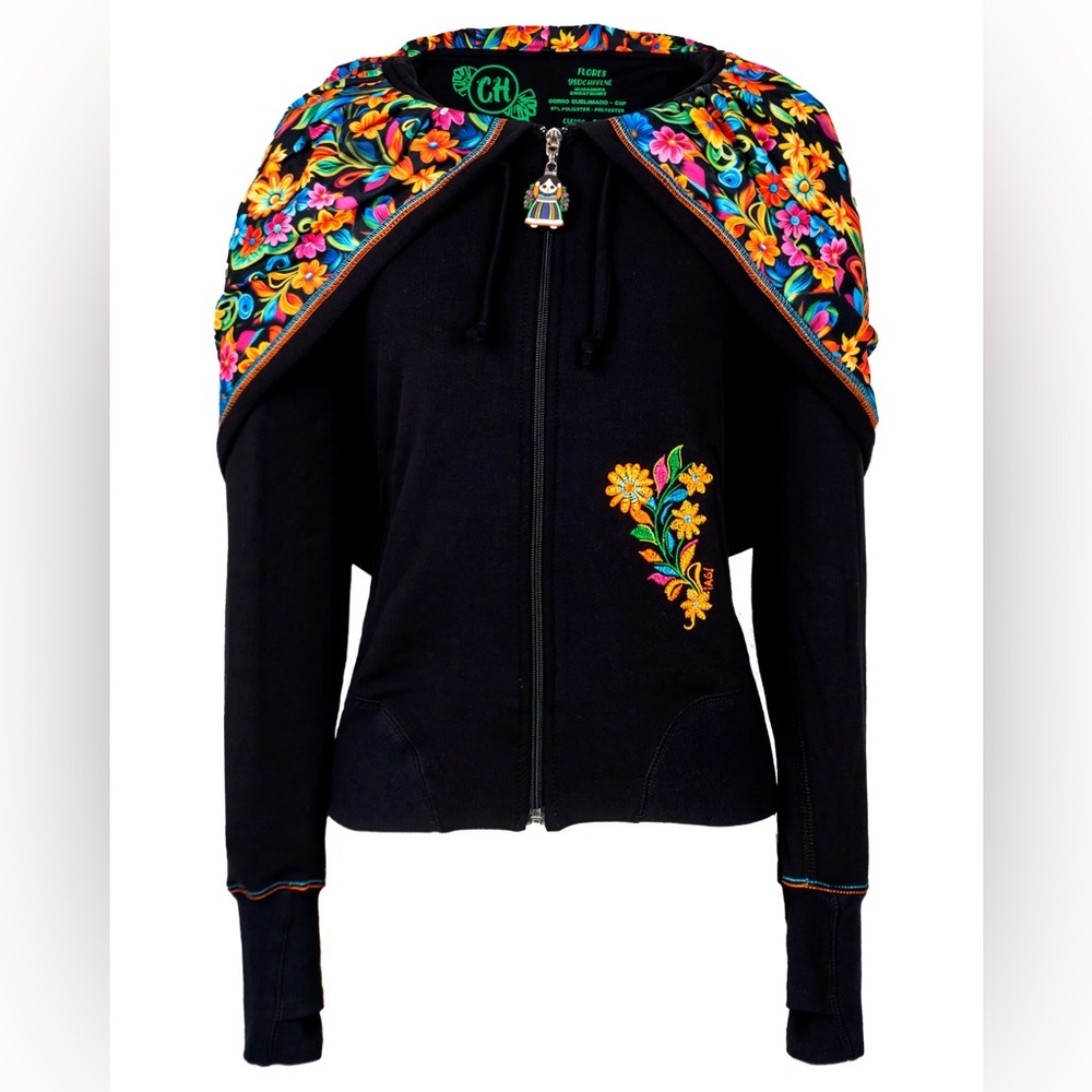 ¡Ay güey! Petra Hoodie “sudadera” zip up sweatshirt jacket - Picture 5 of 16